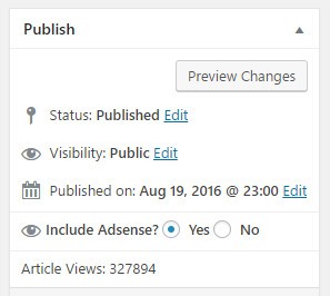 Simple AdSense WordPress Plugin