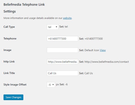 Telephone Call HTML Link (and WordPress Shortcode)