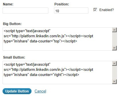 Add Google Plus and LinkedIn to the WordPress Sharebar Plugin