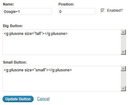 Add Google Plus and LinkedIn to the WordPress Sharebar Plugin