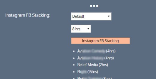 Stacking and Scheduling Instagram Posts From The Platform