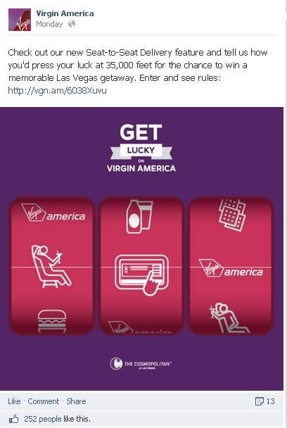 Get Lucky on Your Next Virgin America Flight