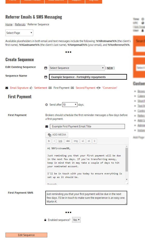 The Edge Referrer Sequence