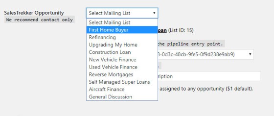 Filtering SalesTrekker Contacts