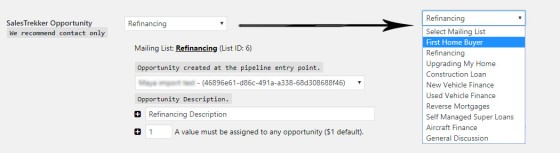 SalesTrekker Filtering