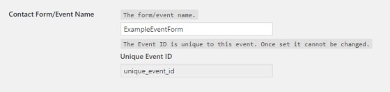 The Event ID The Event ID