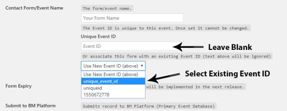 The Event ID The Event ID