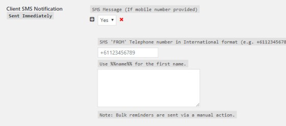 Event SMS Notification Event SMS Notification