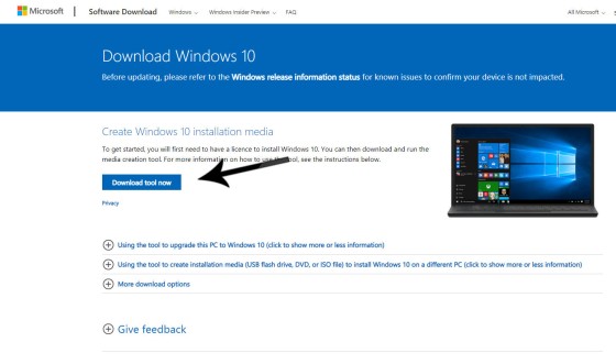 Upgrade Windows 10 for Free