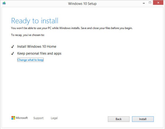 Windows 10 Install