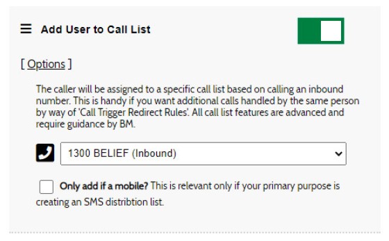 Telco Call List