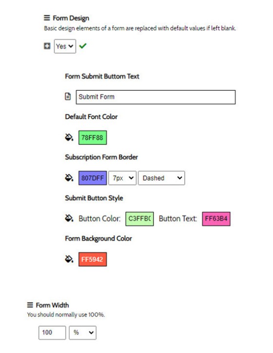 The Form Design The Form Design