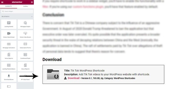 Elementor Download Box