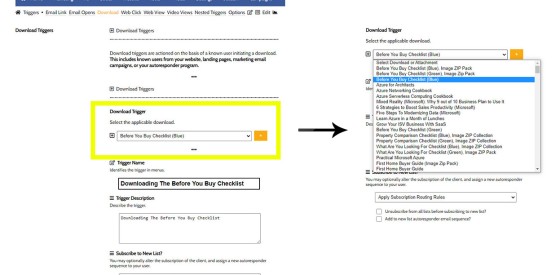 Download Triggers Download Triggers