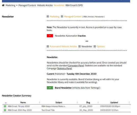 Yabber Newsletters Yabber Newsletters