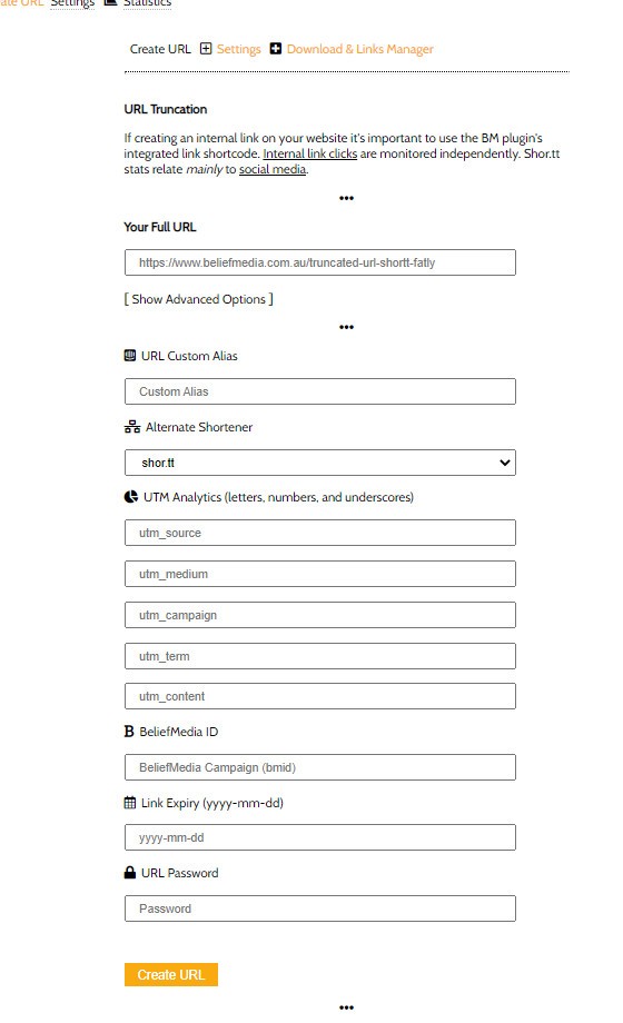 Short URL Advanced Short URL Advanced