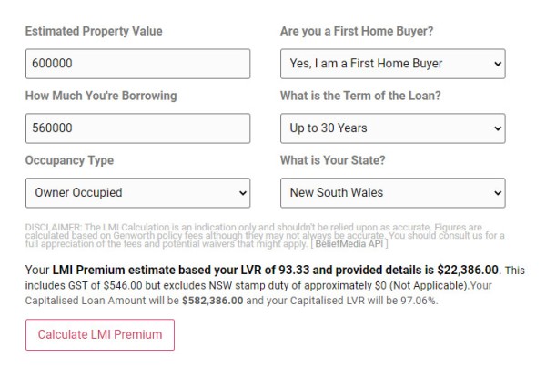 LMI Calculator