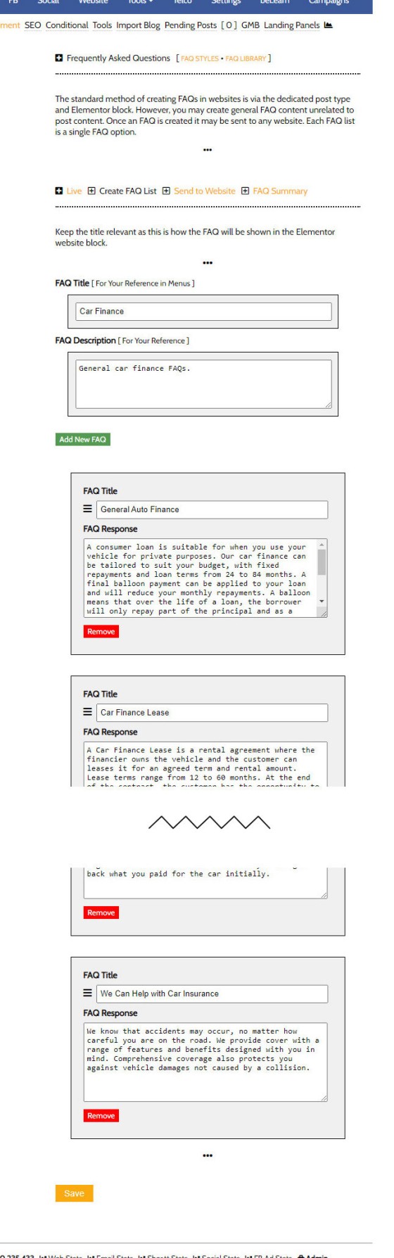 FAQ Accordion Profile