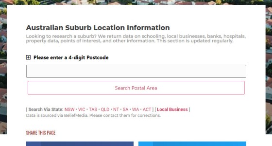 Postcode POI Search Engine