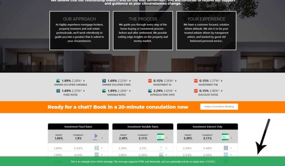 Footer Banner Home Example Footer Banner Home Example