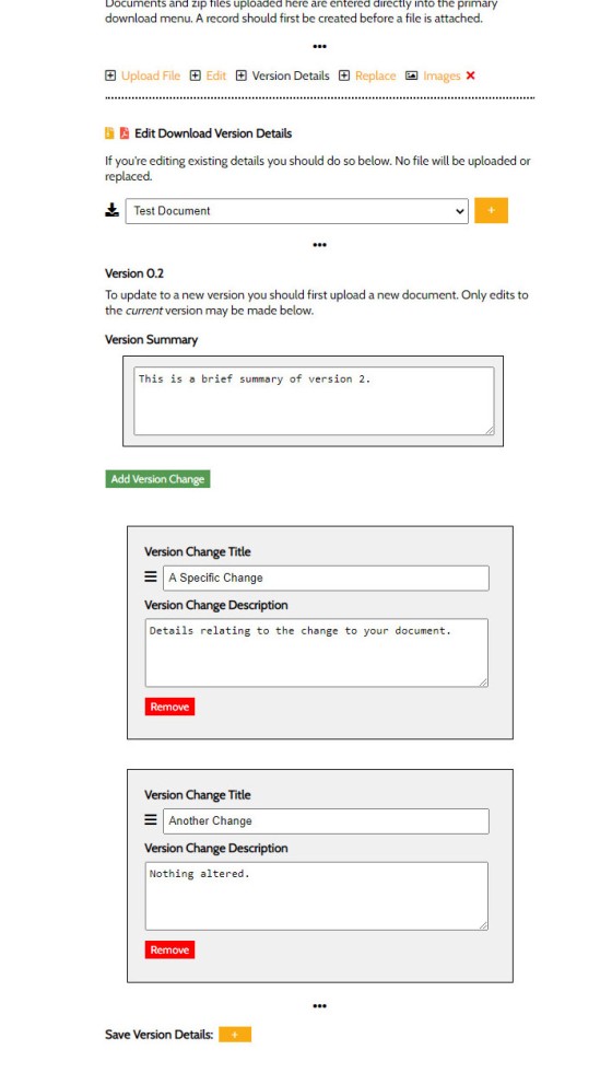 Document Version Control