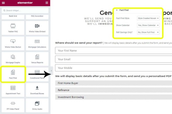 Fact Find Elementor