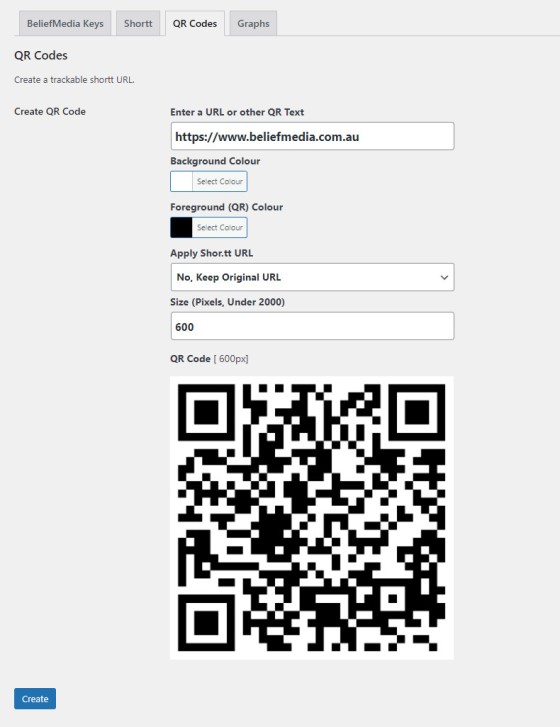 QR Code Creation