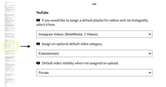 Social YouTube Options