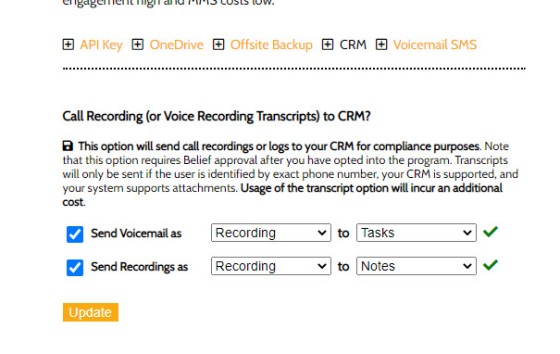 Telco Call Recording and Voicemail