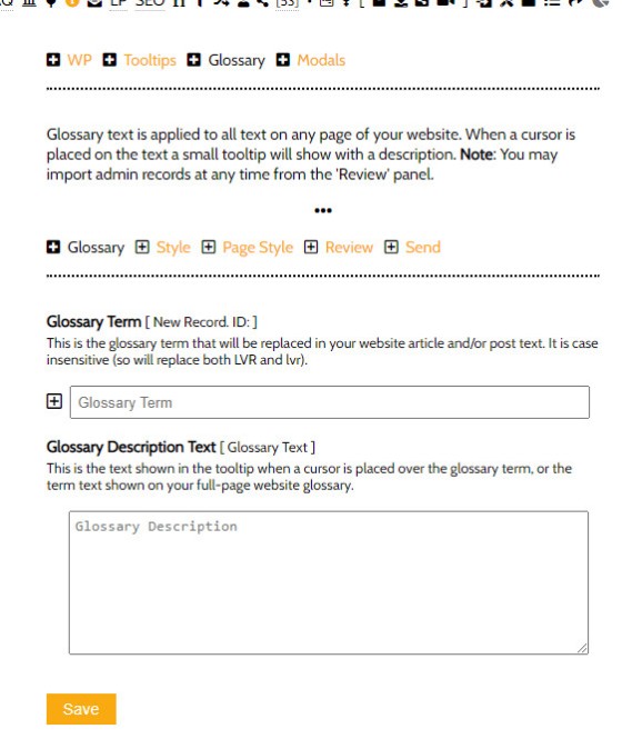 Creating Glossary Term