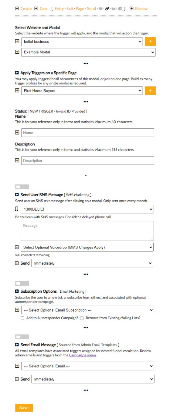 Modal Triggers