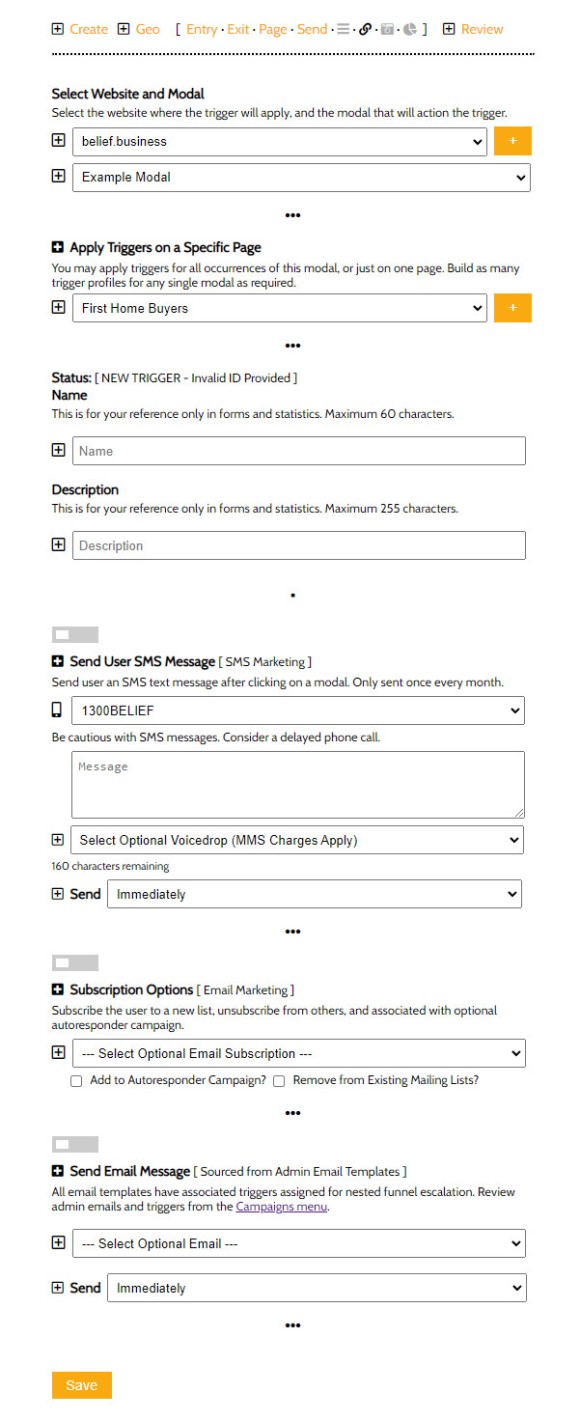 Modal Triggers