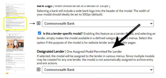 Designated Lender Assignments