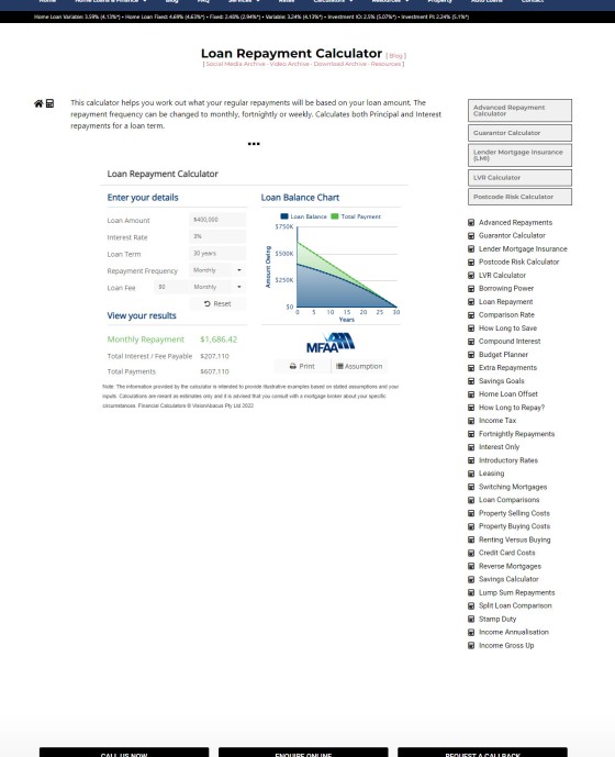 Calculator Page