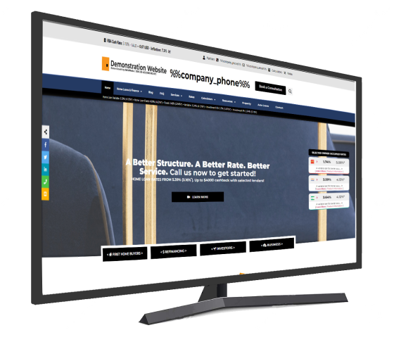 Mortgage Broker Website Entry Page Mortgage Broker Website Entry Page