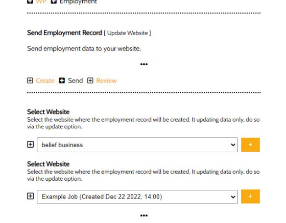 Send Employment Website