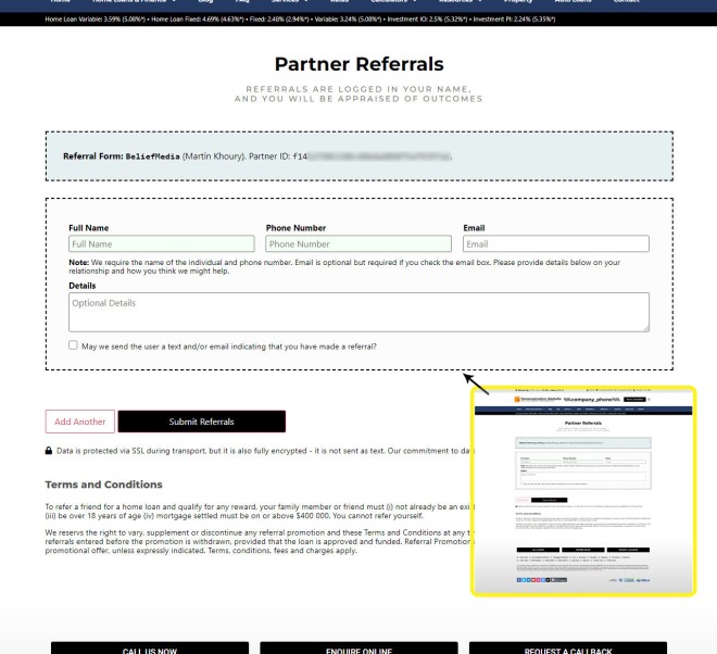 Partner Referral Form