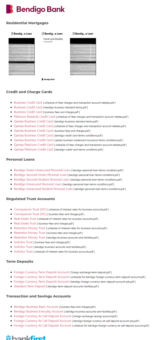 Lender Documents