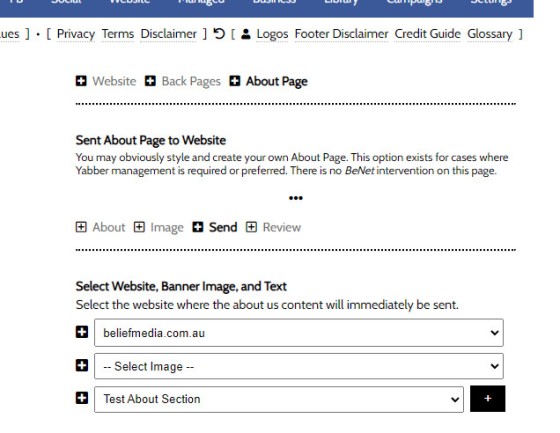 About Data Send About Data Send
