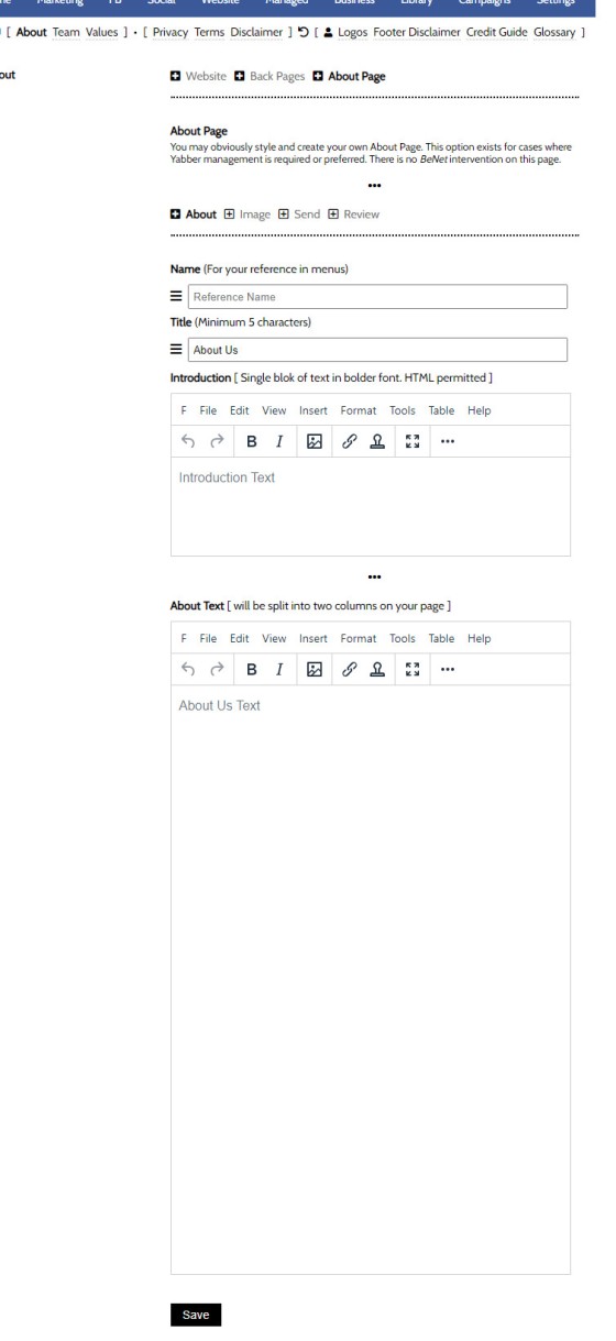 About Page Text About Page Text
