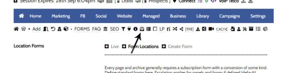 Location Forms Panels Navigation