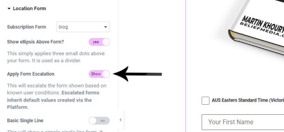 Elementor Location Form Escalation