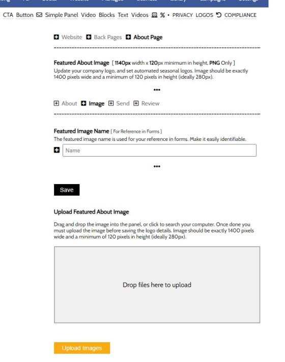 Upload About Featured Image Upload About Featured Image