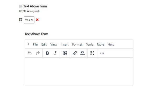 Subscription Form Text Above Form