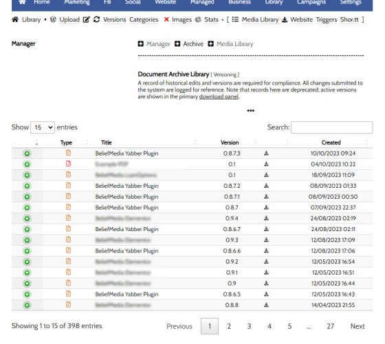 File Manager Archive