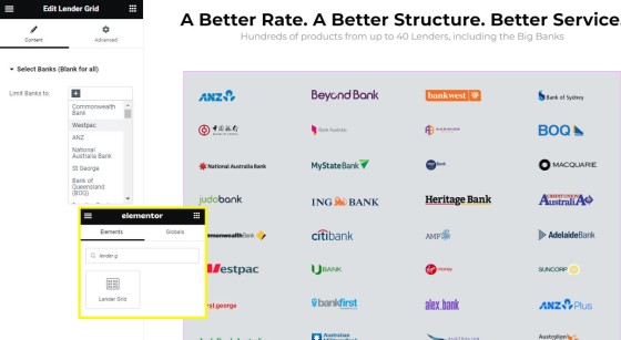 Elementor Lender Images