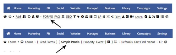 Locating Simple Panels