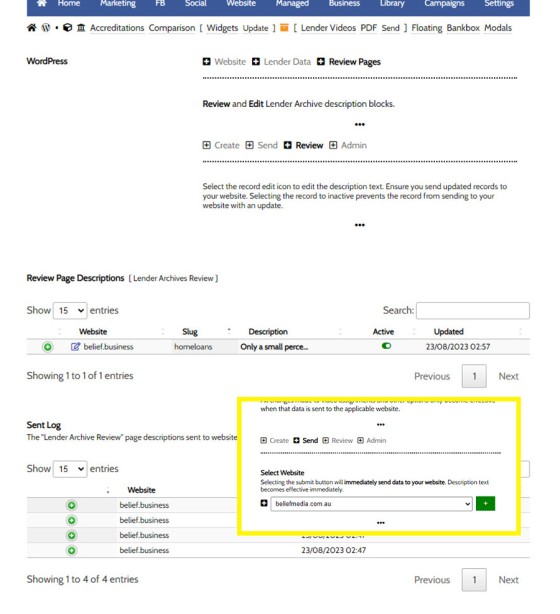 Lender Lowest Archive Send Review