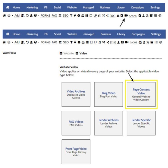 Page Video Navigation Page Video Navigation