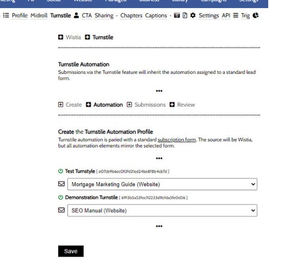 Wistia Turnstile Automation